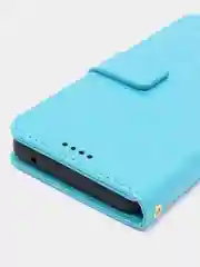 Голубой кожаный PU чехол-книжка для Samsung Galaxy A33 5G