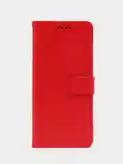 Красный чехол-книжка для Samsung Galaxy A03, кожаный PU