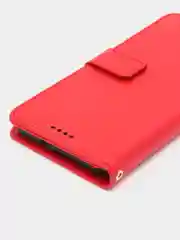 Красный чехол-книжка для Samsung Galaxy A03, кожаный PU