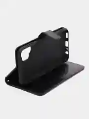 Черный чехол книжка для Samsung Galaxy A13 4G, кожаный, PU