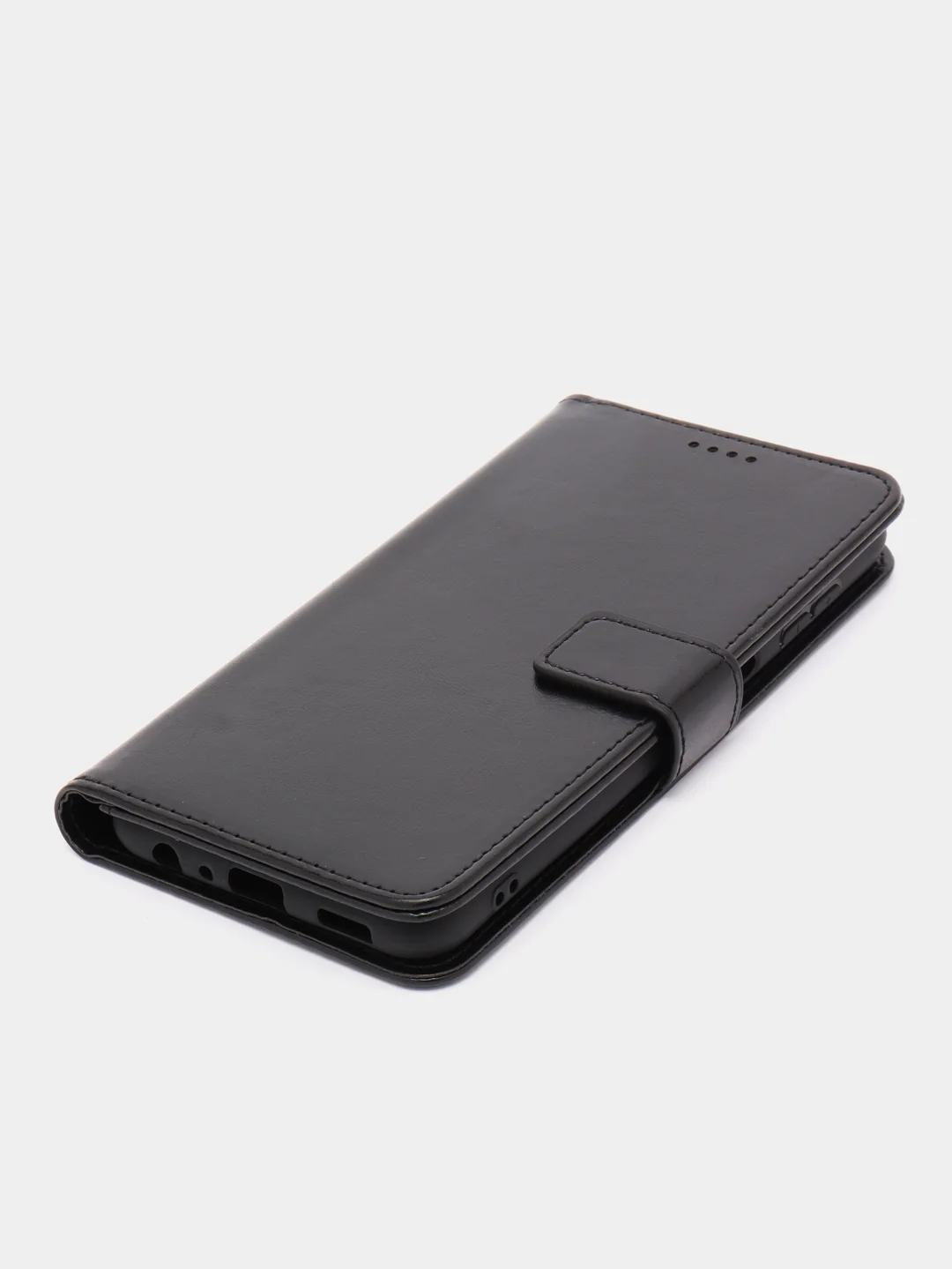 Черный чехол книжка для Samsung Galaxy A13 4G, кожаный, PU