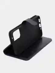 Темно-синий кожаный PU чехол-книжка для Samsung Galaxy A33 5G