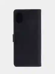 Темно-синий чехол-книжка для Samsung Galaxy A03 Core, кожаный PU