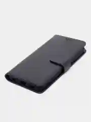 Темно-синий чехол-книжка для Samsung Galaxy A03 Core, кожаный PU