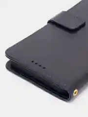 Темно-синий чехол-книжка для Samsung Galaxy A03 Core, кожаный PU
