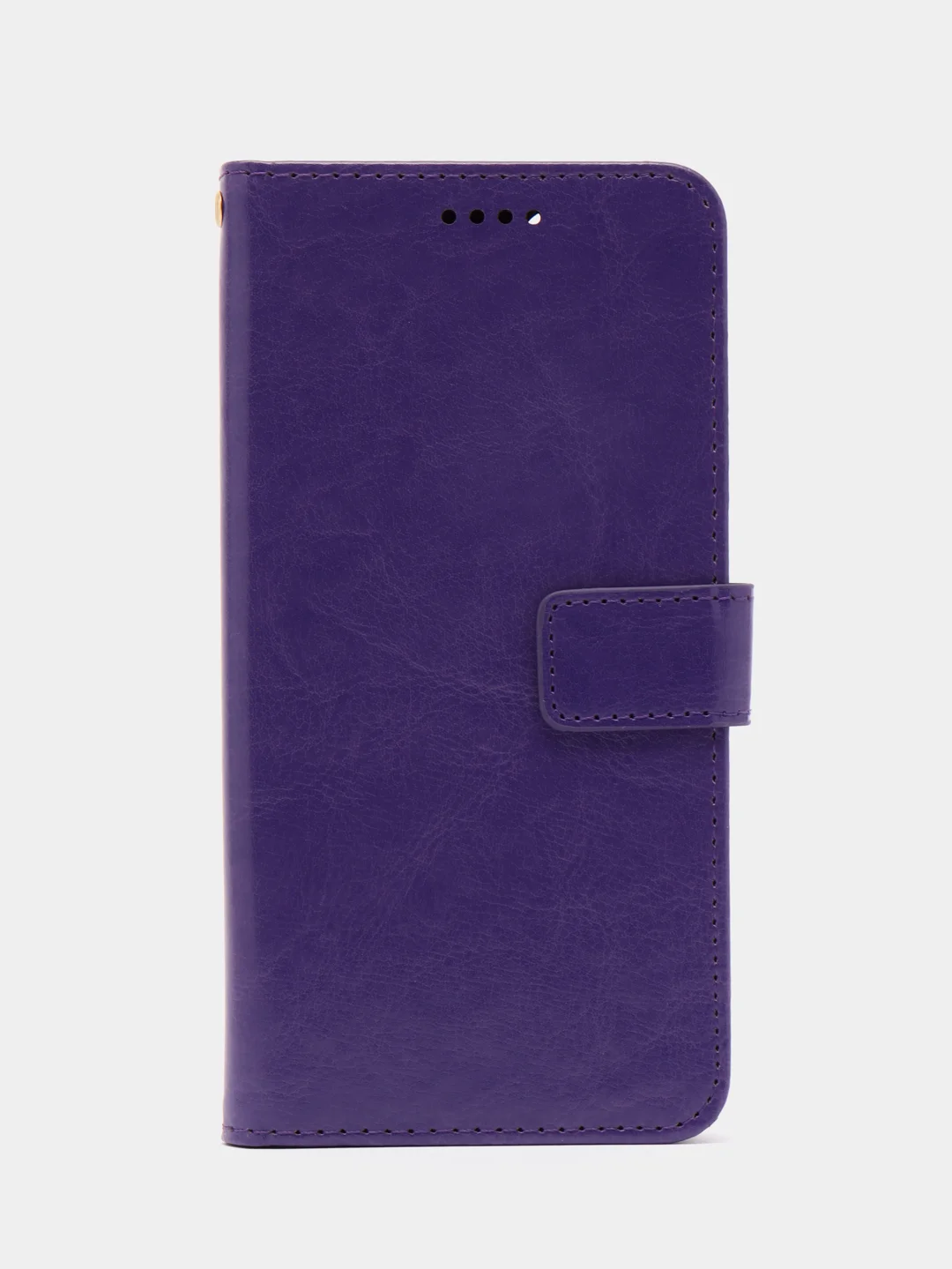 Фиолетовый кожаный PU чехол-книжка Xiaomi Redmi Note 11 / Redmi Note 11S