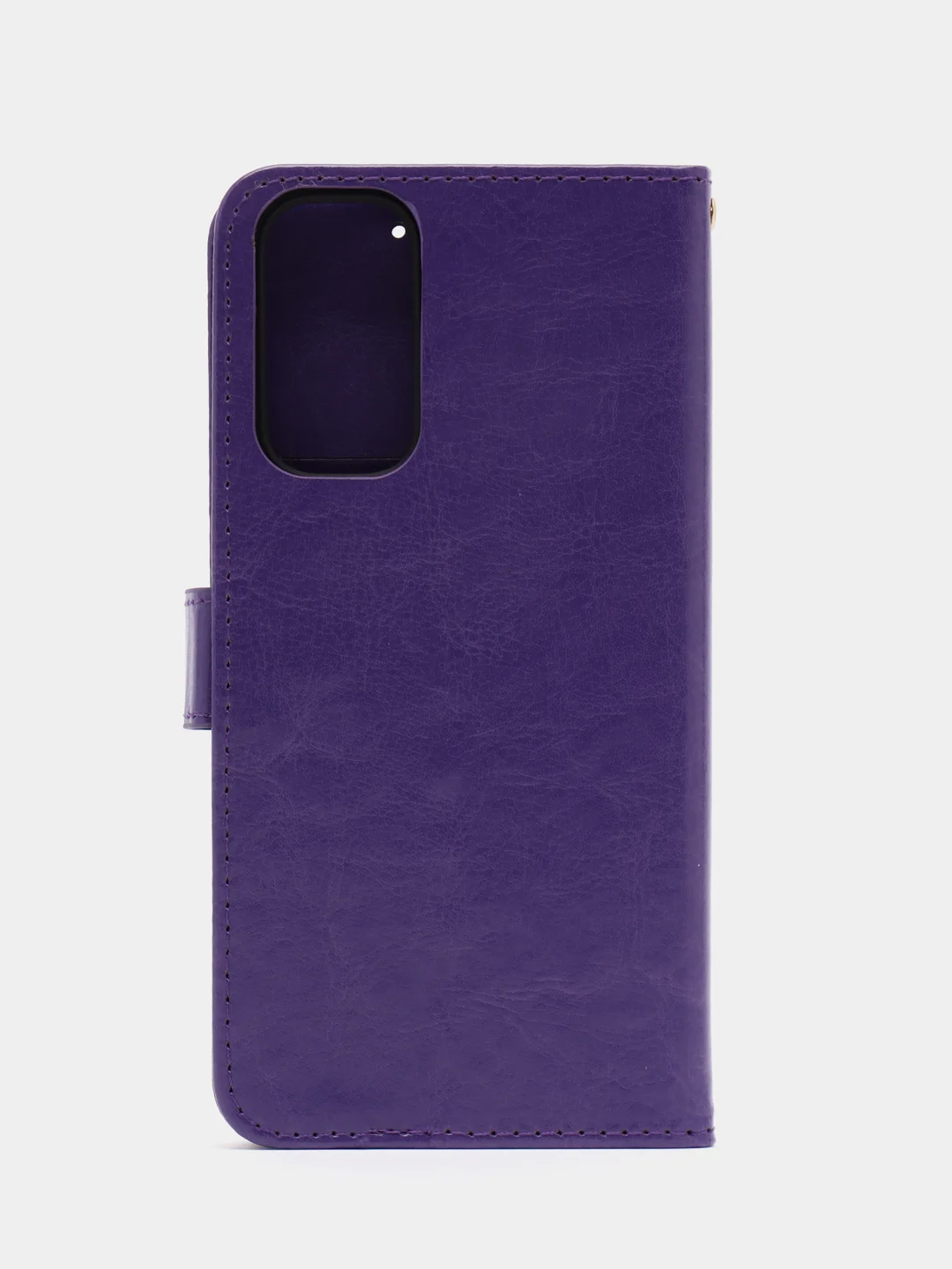 Фиолетовый кожаный PU чехол-книжка Xiaomi Redmi Note 11 / Redmi Note 11S