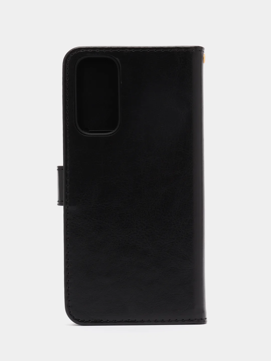 Черный кожаный PU чехол-книжка Xiaomi Redmi Note 11 / Redmi Note 11S