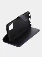 Темно-синий чехол-книжка для Samsung Galaxy A03s, кожаный PU