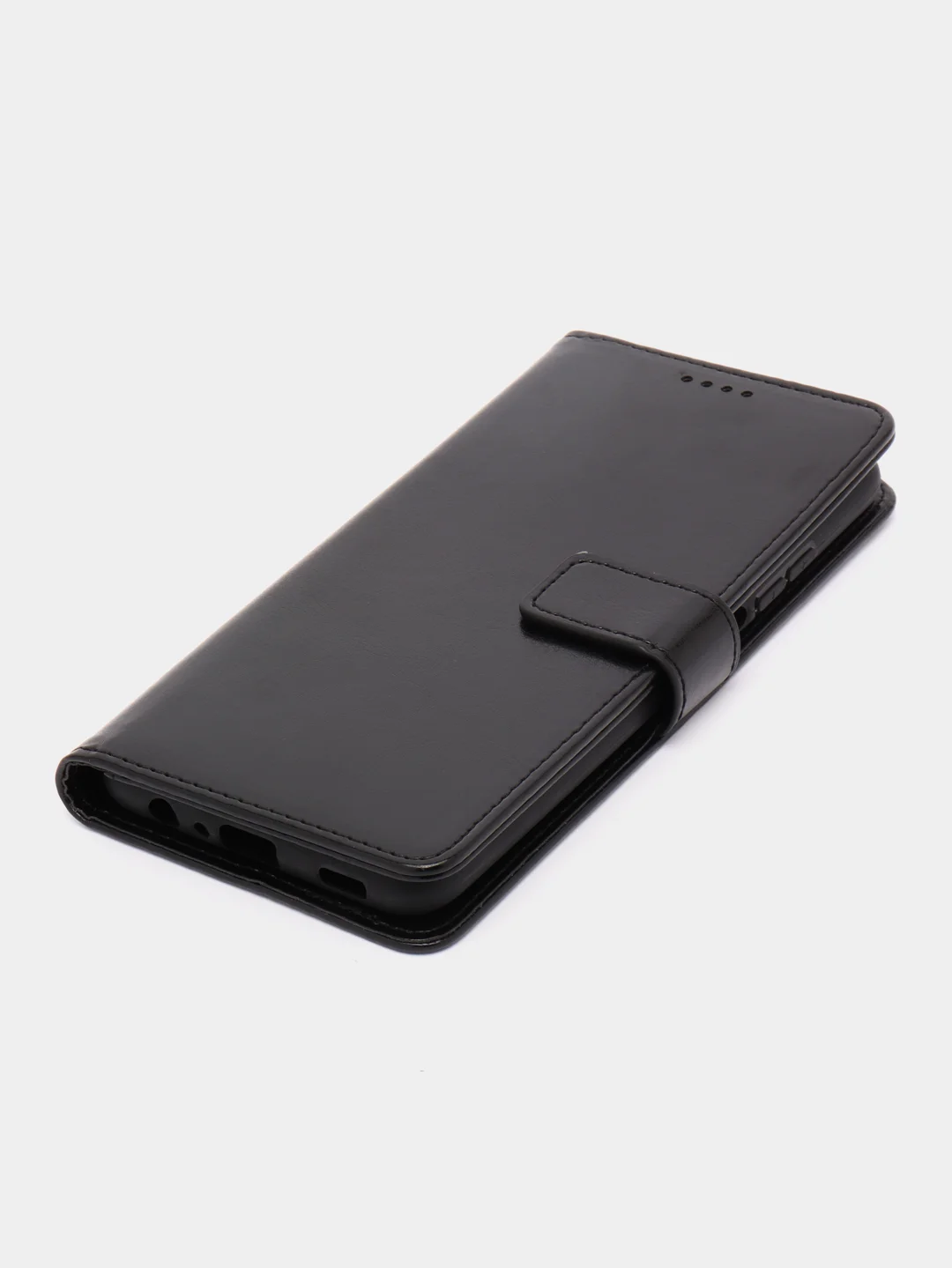 Черный чехол-книжка для Samsung Galaxy A03s, кожаный PU