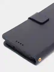 Темно-синий чехол-книжка для Samsung Galaxy A03, кожаный PU
