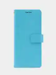 Голубой чехол-книжка для Samsung Galaxy A03s, кожаный PU