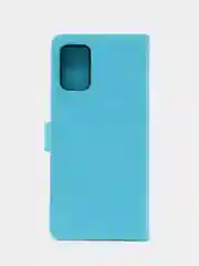 Голубой чехол-книжка для Samsung Galaxy A03s, кожаный PU