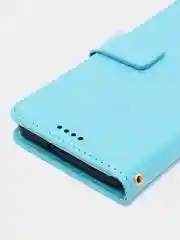 Голубой чехол-книжка для Samsung Galaxy A03s, кожаный PU