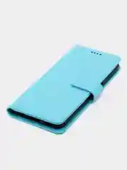 Голубой чехол-книжка для Samsung Galaxy A03s, кожаный PU