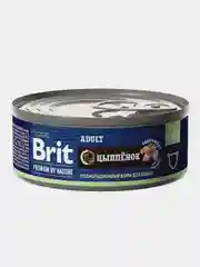 Корм влажный Brit Premium, для кошек, с мясом цыплёнка, 100 г *12шт