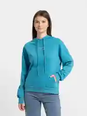 Морской худи женское, из футера с начесом