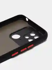 Тёмно-бордовый чехол с рисунком на Xiaomi Redmi 10C ( Сяоми Редми 10Ц)