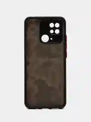 Тёмно-бордовый чехол с рисунком на Xiaomi Redmi 10C ( Сяоми Редми 10Ц)