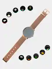 Золотой умные смарт часы R80, фитнес - трекер, спортивный  браслет