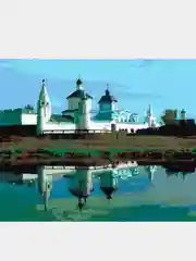 Картина по номерам на холсте "Богородице-Рождественский Бобренев монастырь", 50 х 40