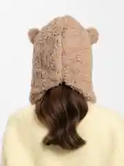 Карамельный балаклава с ушками