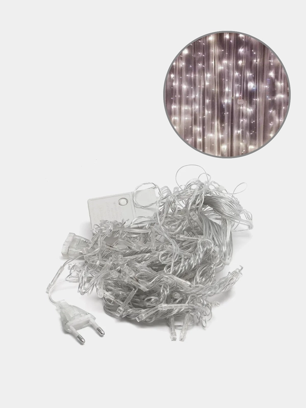 Гирлянда-штора LED, 1,8 х 1,8 м