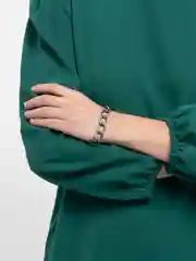 Кремовый женский браслет-цепь