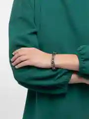 Бирюзовый женский браслет-цепь