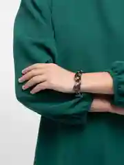 Голубой женский браслет-цепь