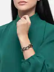 Голубой женский браслет-цепь