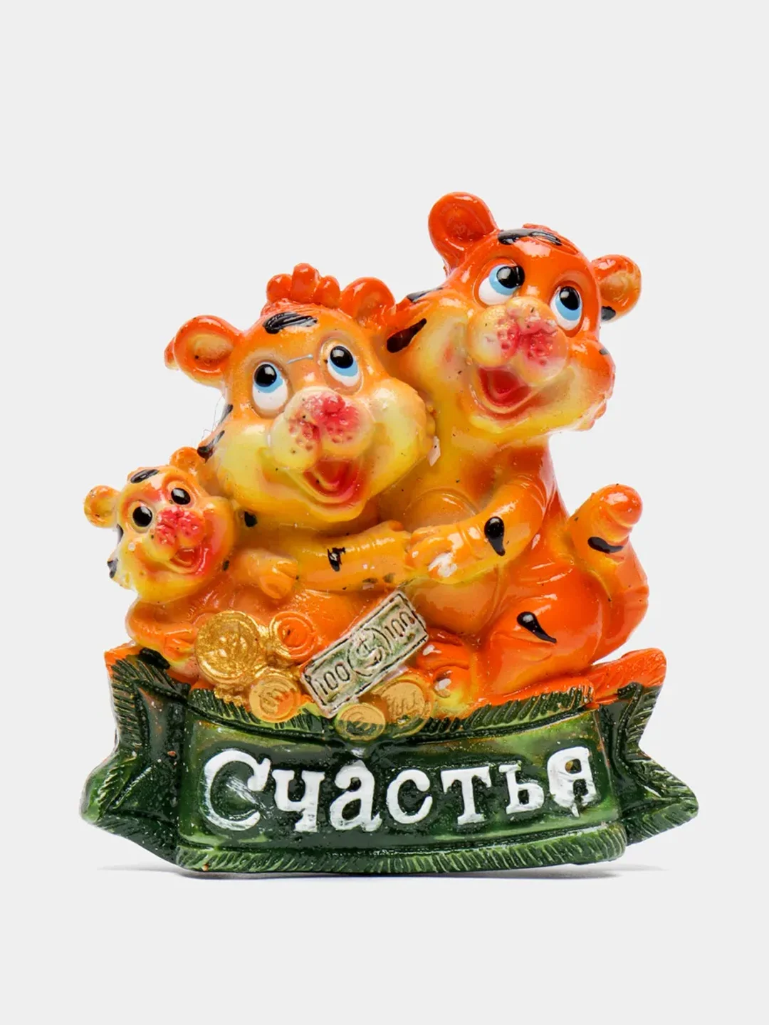 Тёмно-коричневый магниты на холодильник тигр новогодний