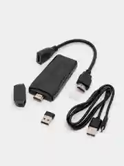 Черный игровая приставка Game Stick Lite 64/32 Gb для ТВ, 2.4G 4k Ultra HD, 2 геймпада, 10000 игр