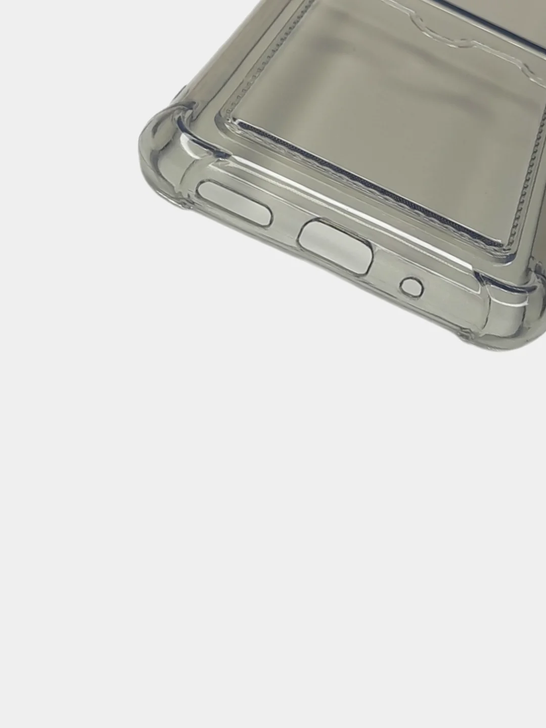 Угольный чехол для Xiaomi Redmi 9A, Сяоми Редми 9А прозрачный, противоударный, с карманом для карты
