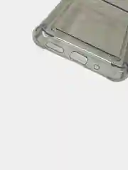 Угольный чехол для Xiaomi Redmi 9A, Сяоми Редми 9А прозрачный, противоударный, с карманом для карты