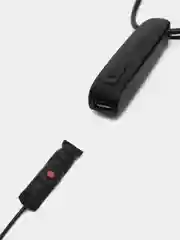 Черный микронаушник Bluetooth, магнитный, с безопасным динамиком и кнопкой-пищалкой