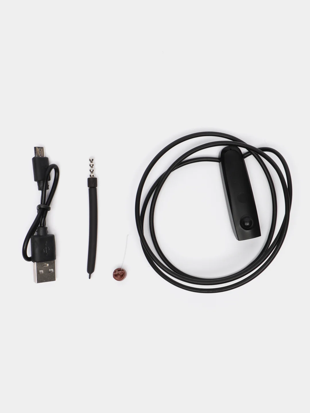 Черный микронаушник Bluetooth магнитный, с чувствительным микрофоном