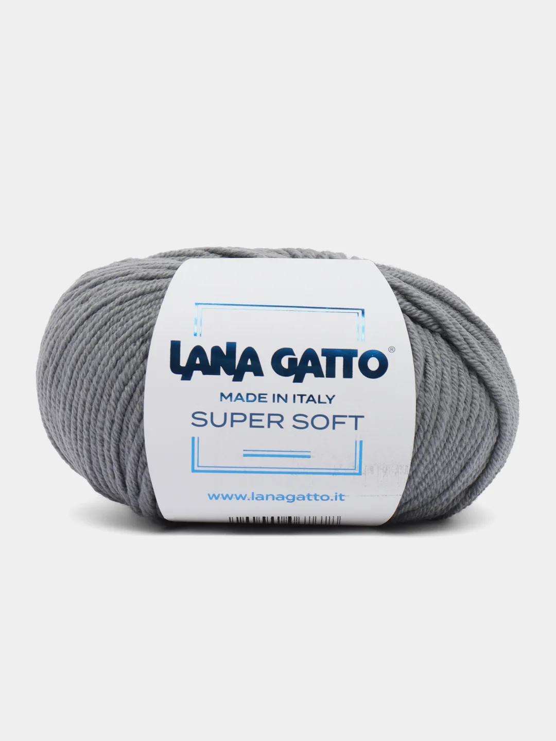 Серый пряжа Lana Gatto Super Soft
