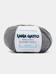 Серый пряжа Lana Gatto Super Soft