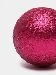 Розовый набор ёлочных игрушек, 24 штуки, диаметр 6см (большие)