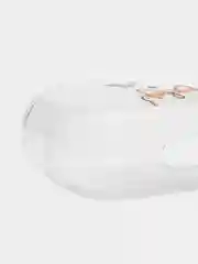 Лимонный чехол для наушников Apple AirPods 3 силиконовый прозрачный принт Nike / Найк