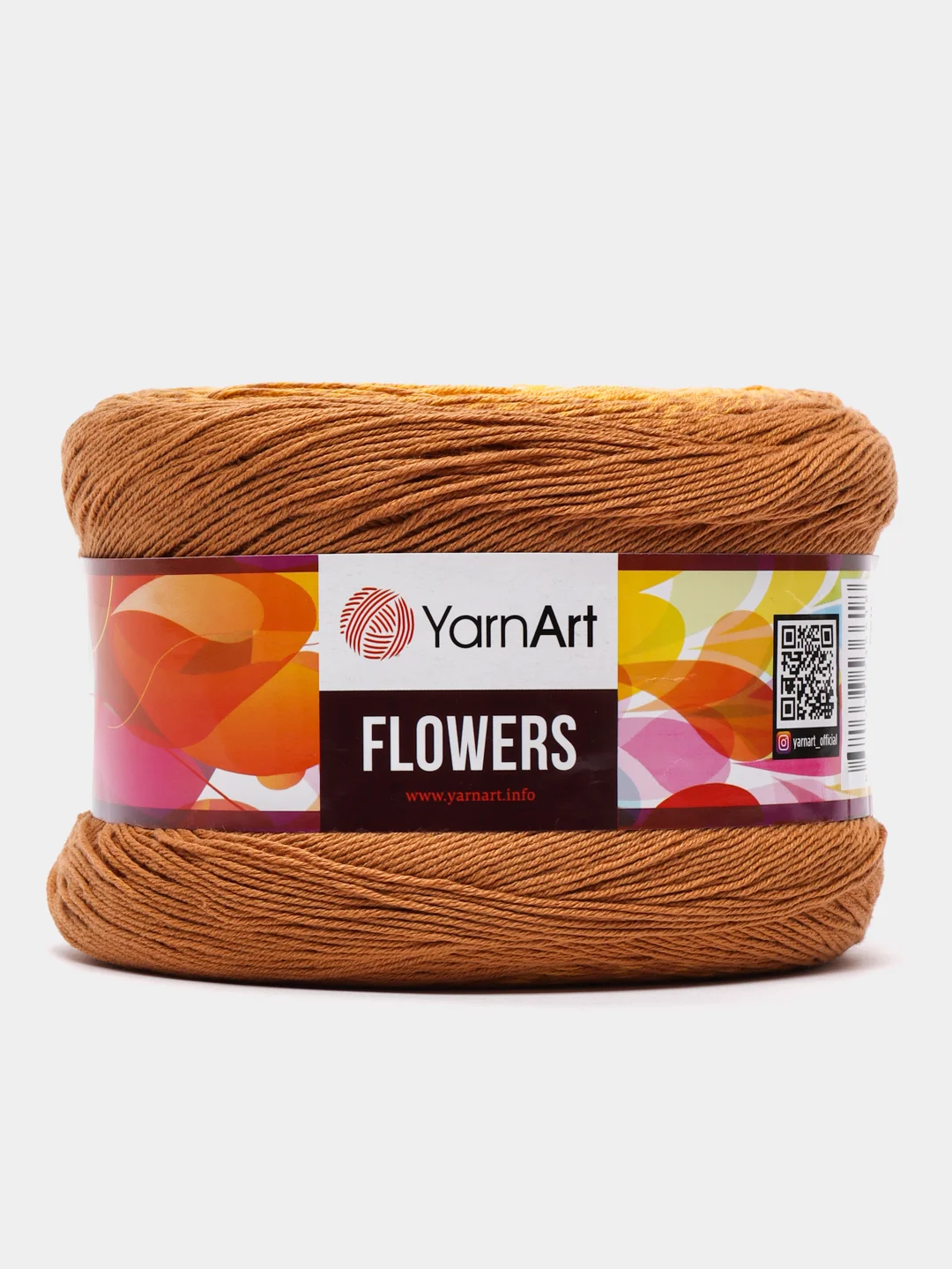 Горчичный пряжа YarnArt flowers
