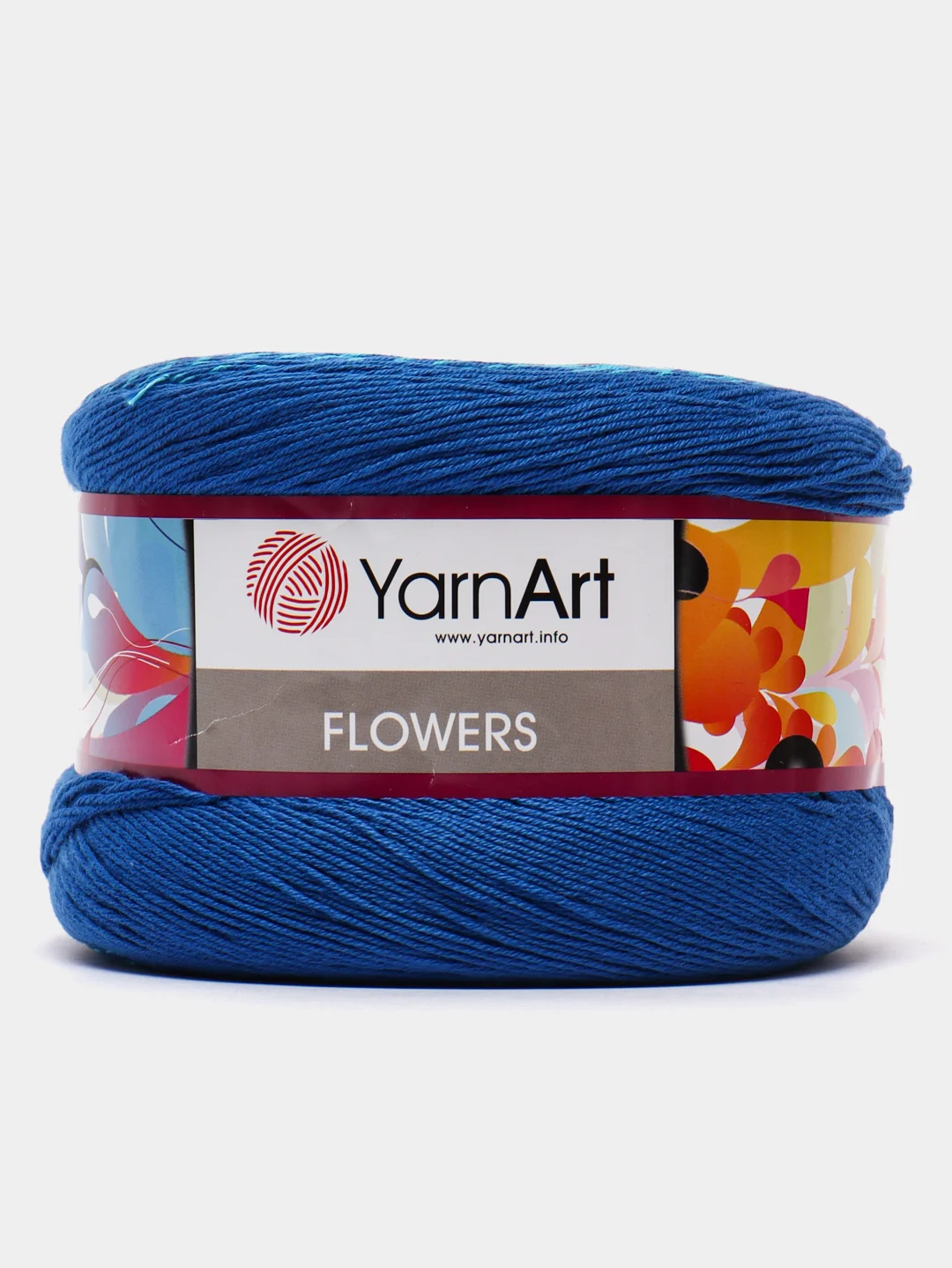 Синий пряжа YarnArt flowers