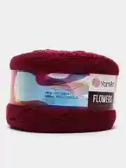 Бордовый пряжа YarnArt flowers