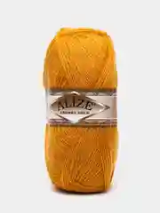 Горчичный пряжа Alize Angora Gold