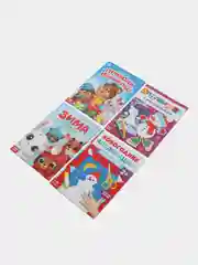 Книги новогодние и аппликации в наборе 4 книги