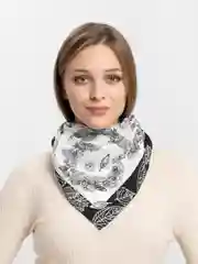 Слоновая кость женский шелковый платок