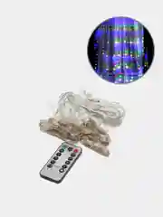 Гирлянда "Занавес", 2.8 х 3 м, на крючках, с пультом, 8 режимов, USB
