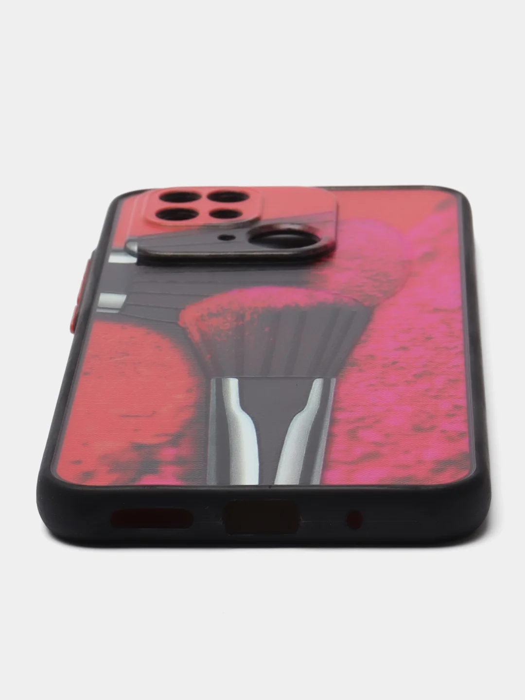 Розовый чехол с рисунком на Xiaomi Redmi 10C ( Сяоми Редми 10Ц)