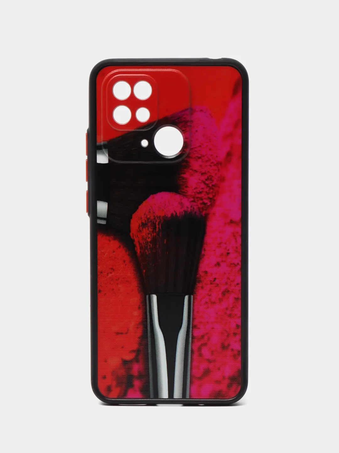 Розовый чехол с рисунком на Xiaomi Redmi 10C ( Сяоми Редми 10Ц)